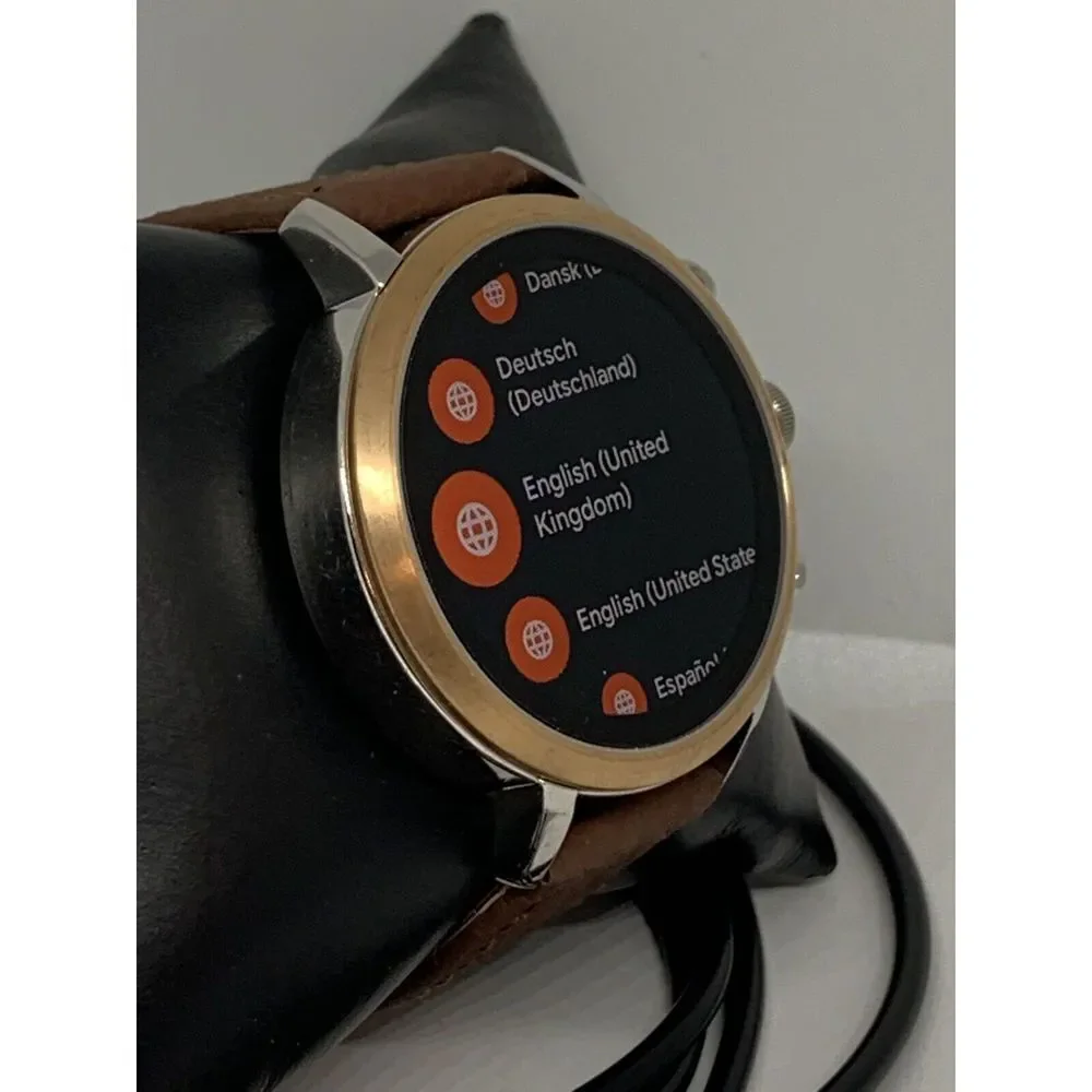 Fossil Gen 4 Authentic Digital Dial Smart Watch Custom Band FTW6016 NP24